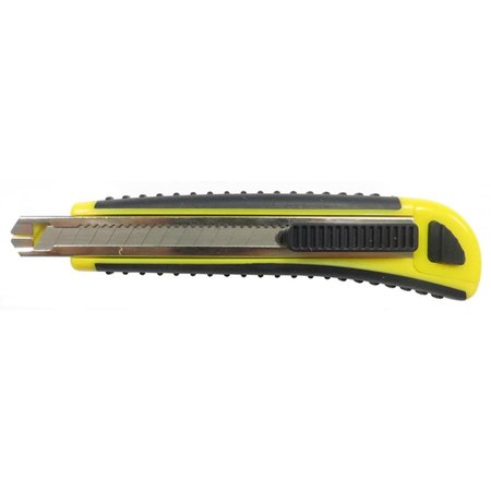 ALLWAY 5.5 in. Auto Load Snap KnifeYellow 2524973